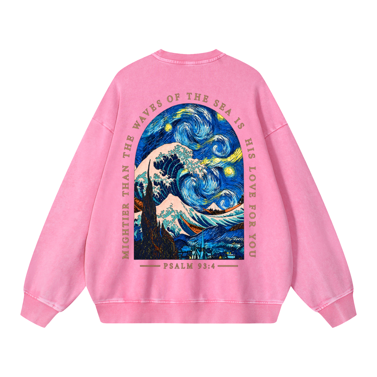 Snow Washed Oversized Sweatshirt