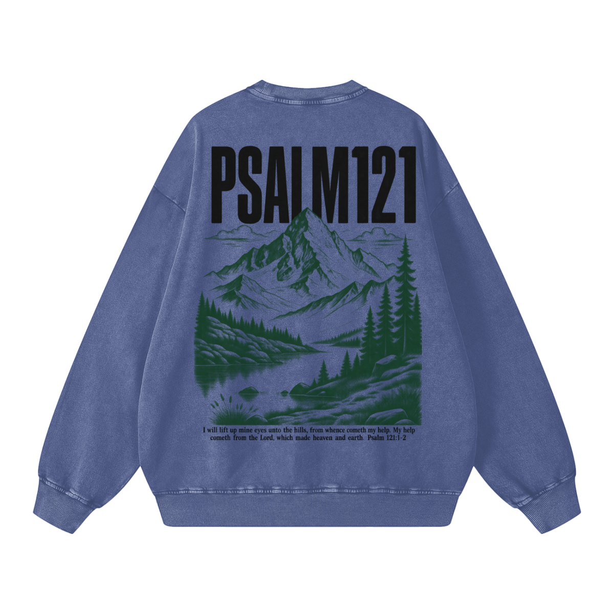Snow Washed Oversized Sweatshirt
