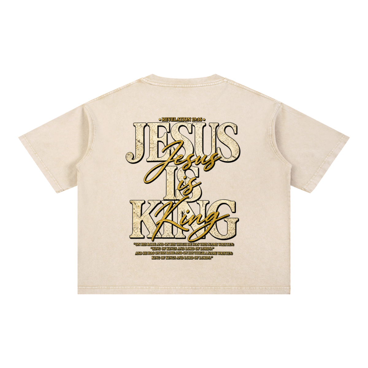 Jesus Is King Premium Graphic Tee