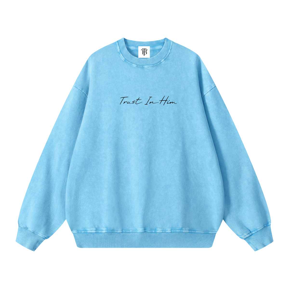 Snow Washed Oversized Sweatshirt