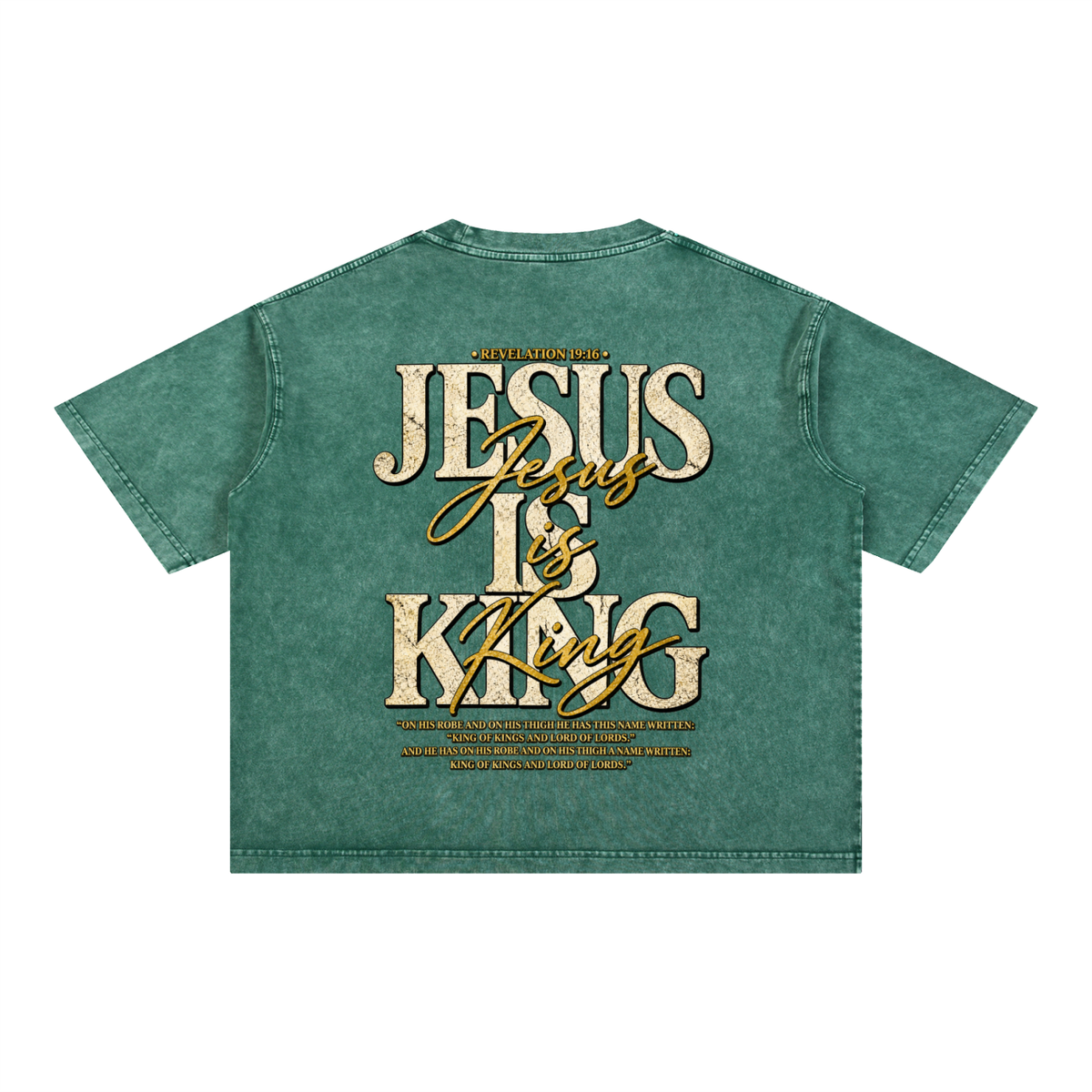 Jesus Is King Premium Graphic Tee