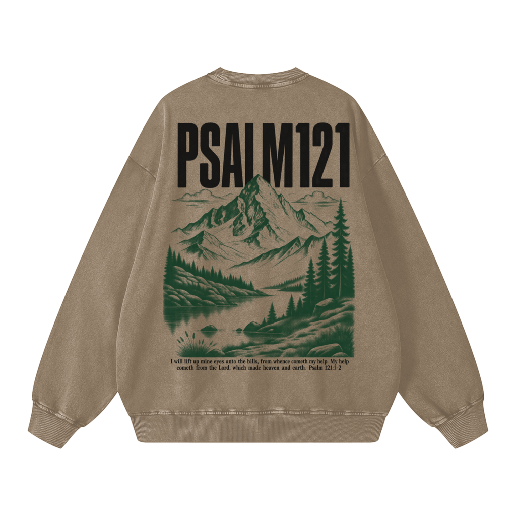Snow Washed Oversized Sweatshirt