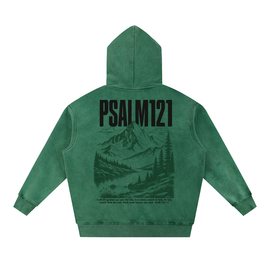 Trust In Him Snow Wash Oversize Hoodie