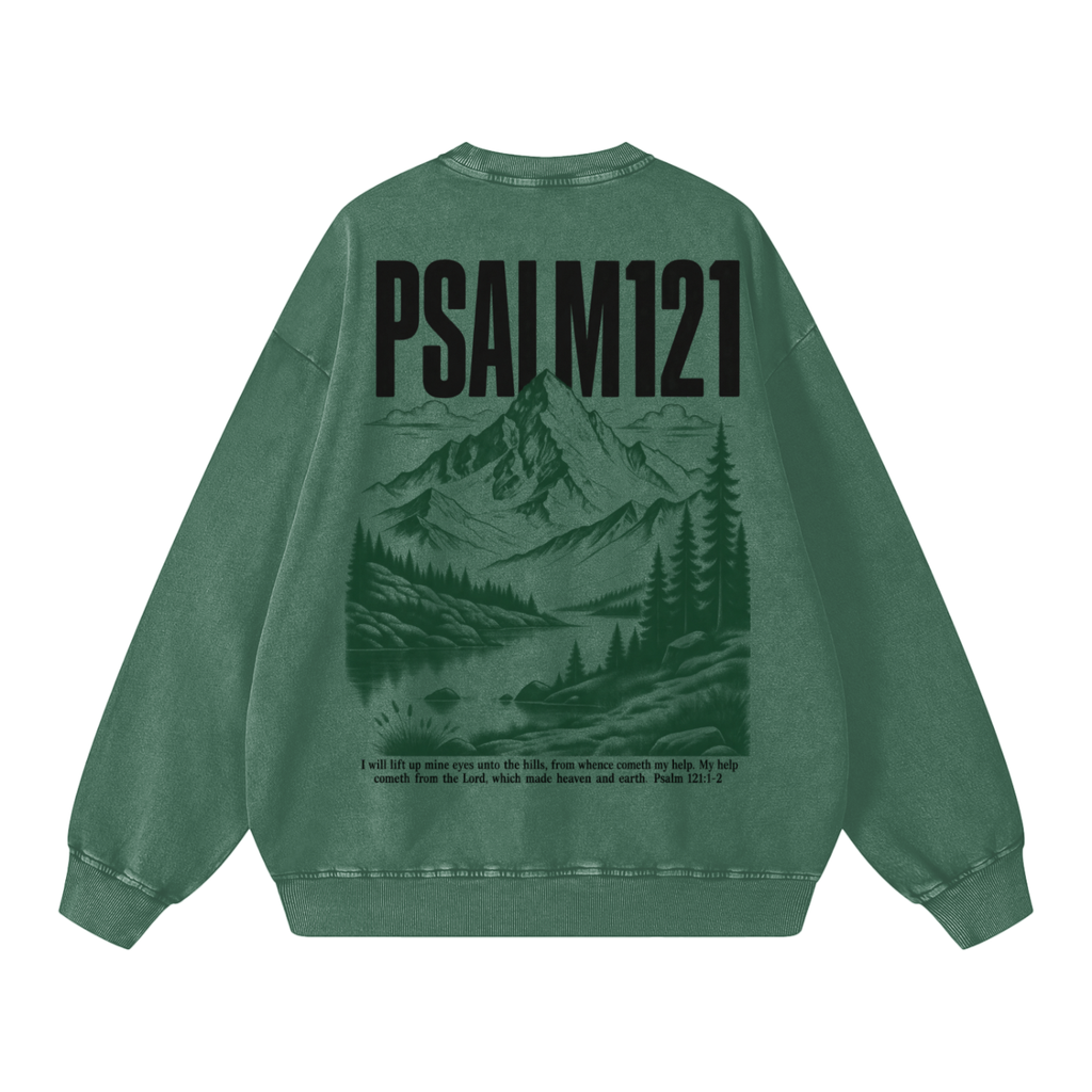 Snow Washed Oversized Sweatshirt