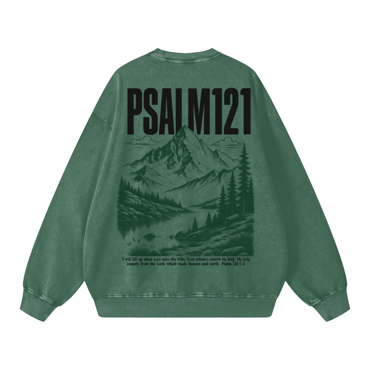 Snow Washed Oversized Sweatshirt