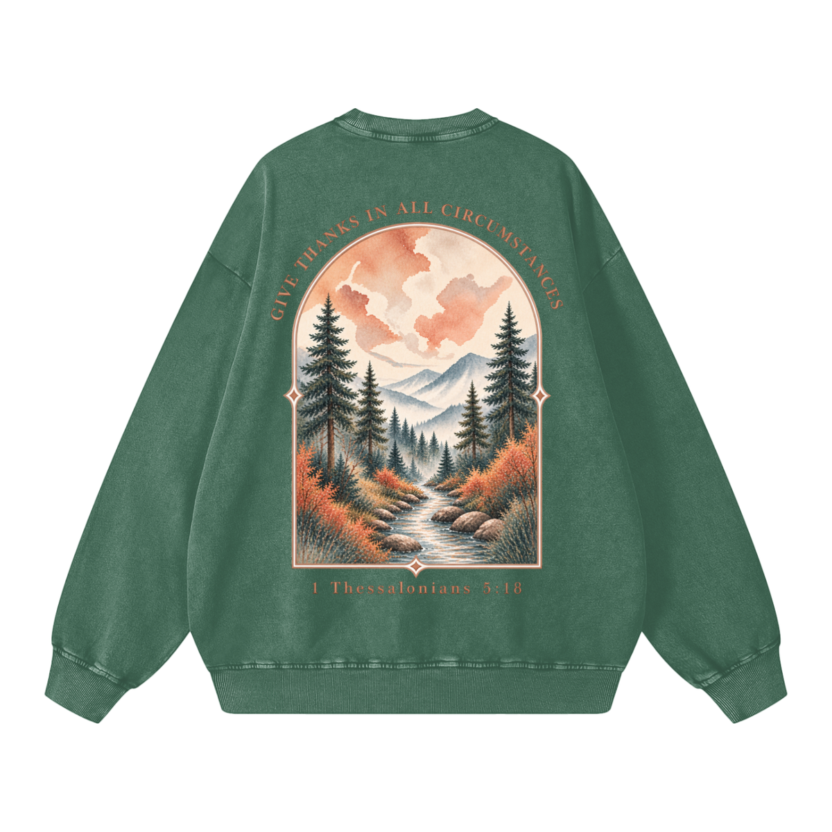 Snow Washed Oversized Sweatshirt