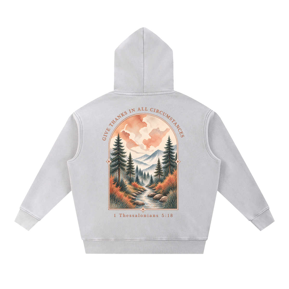 Snow Wash Fleece Oversize Hoodie