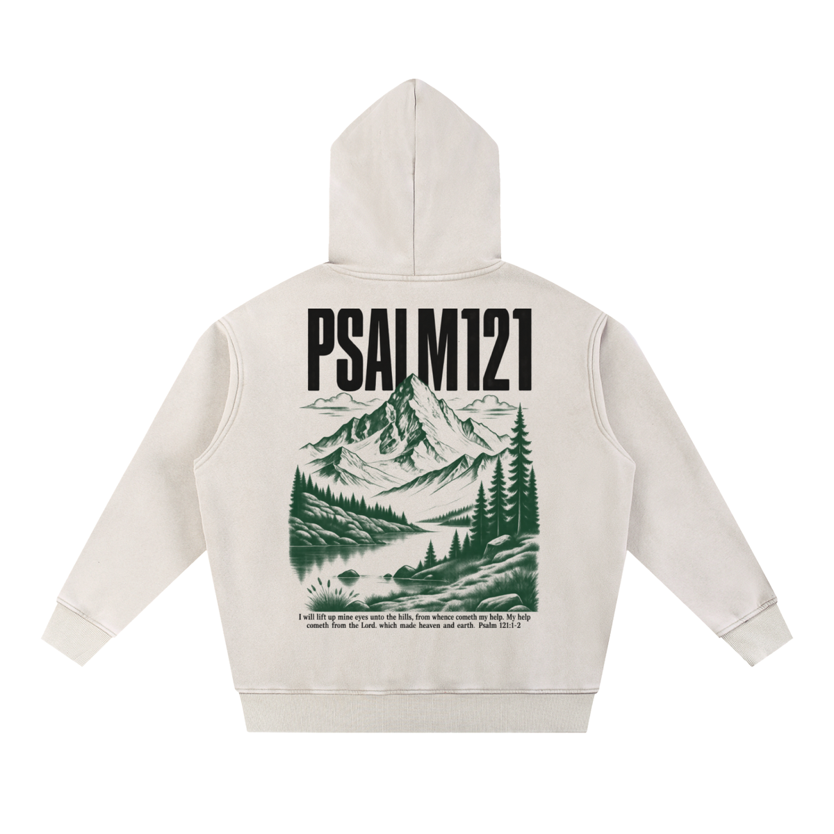 Trust In Him Snow Wash Oversize Hoodie