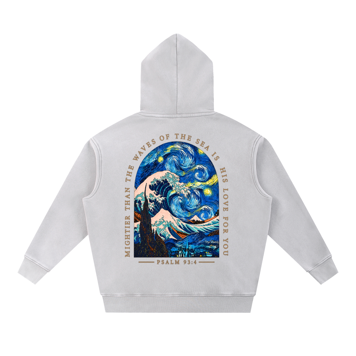 Snow Wash Fleece Oversize Hoodie