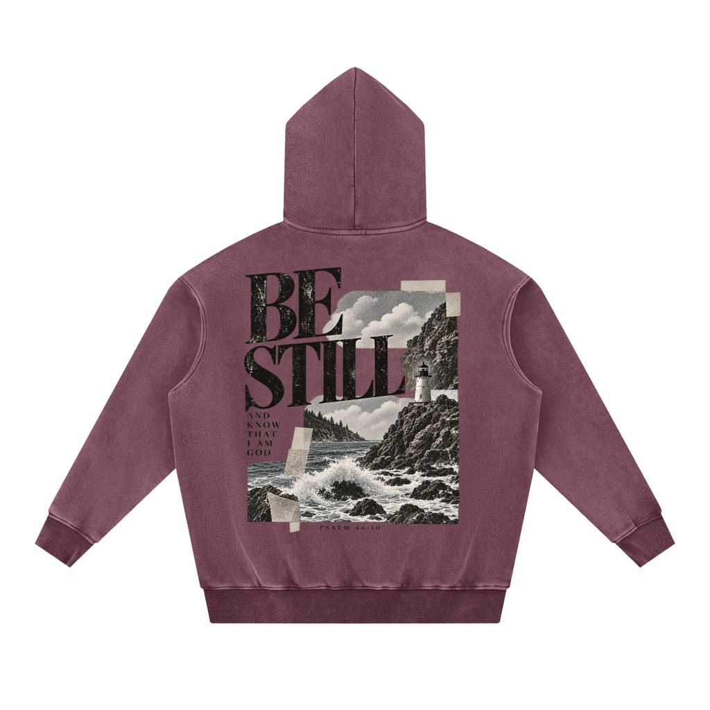 Vintage Be Still Oversize Hoodie