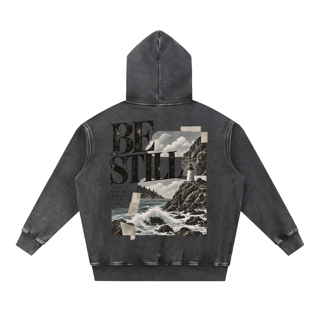 Vintage Be Still Oversize Hoodie