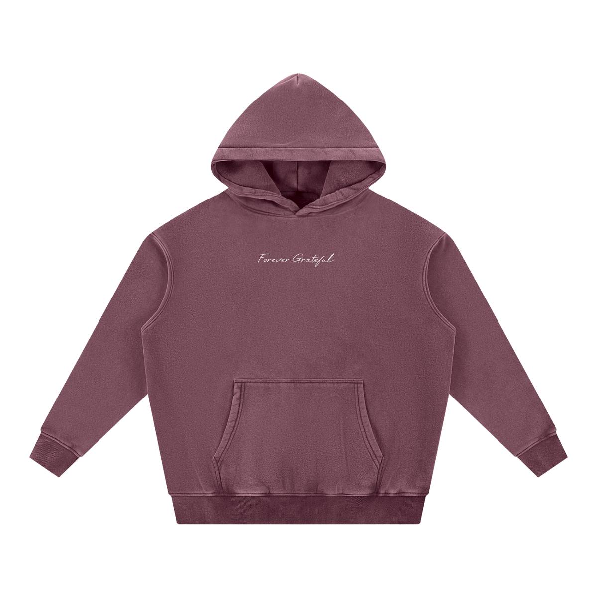 Snow Wash Fleece Oversize Hoodie