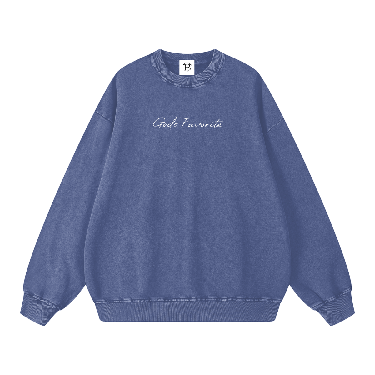 Snow Washed Oversized Sweatshirt