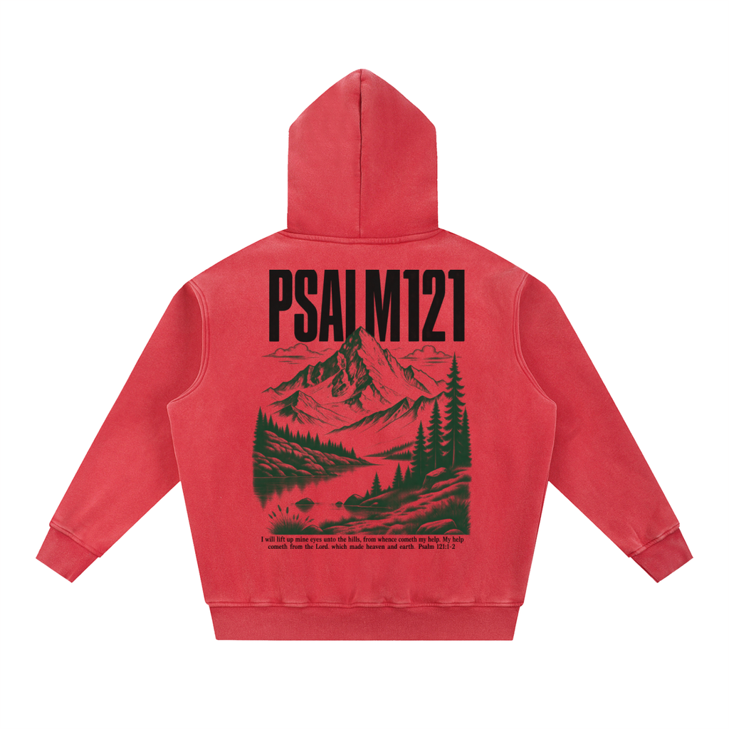 Trust In Him Snow Wash Oversize Hoodie