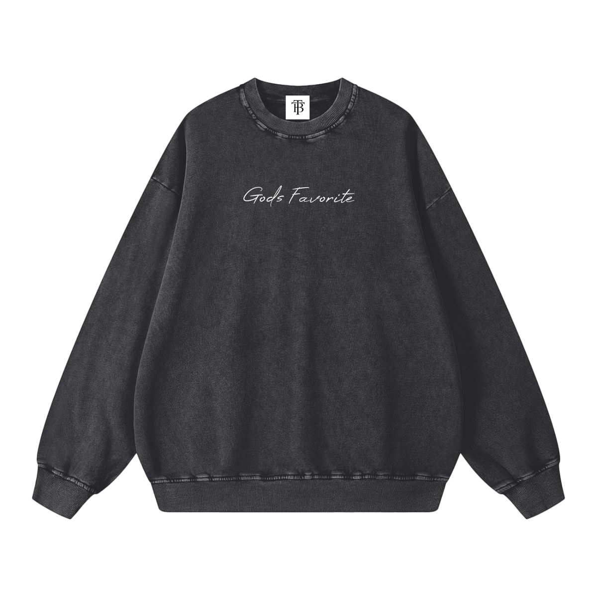 Snow Washed Oversized Sweatshirt