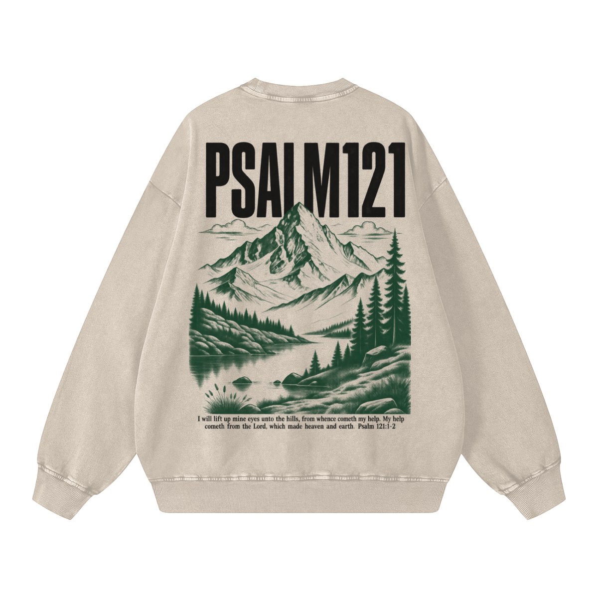 Snow Washed Oversized Sweatshirt