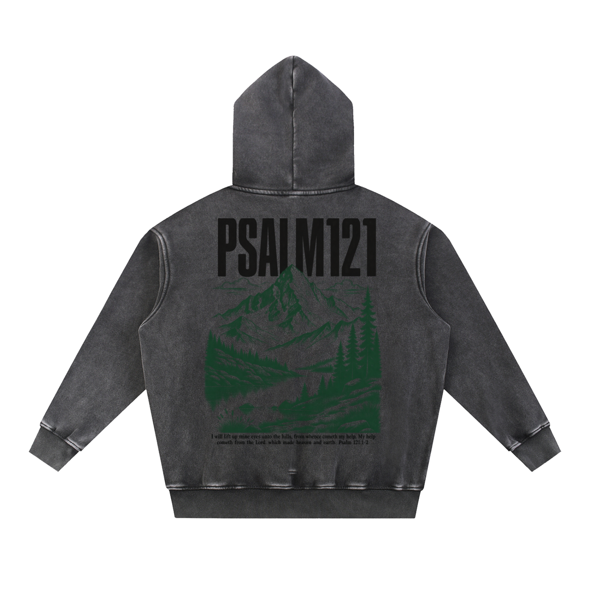 Trust In Him Snow Wash Oversize Hoodie
