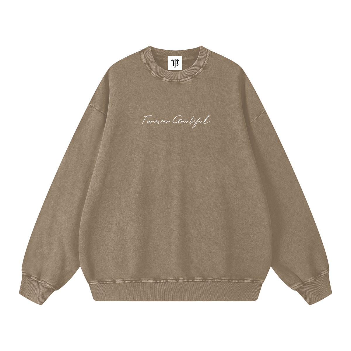 Snow Washed Oversized Sweatshirt