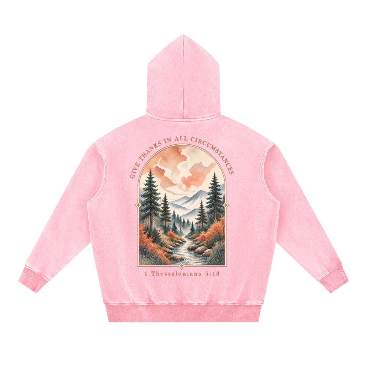 Snow Wash Fleece Oversize Hoodie