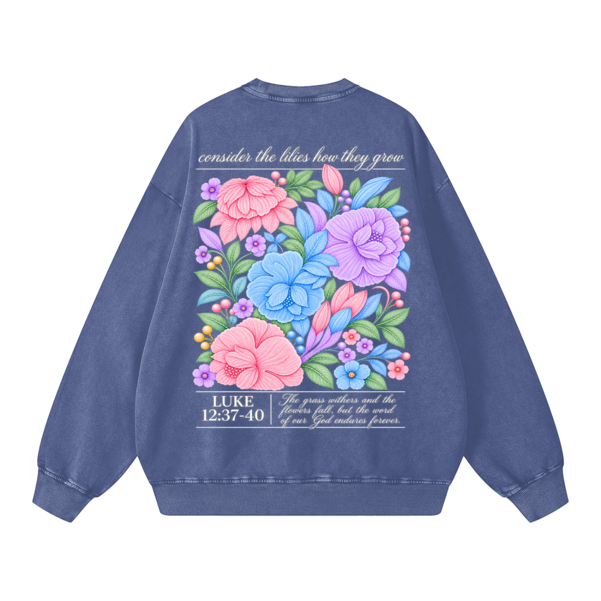 Snow Washed Oversized Sweatshirt