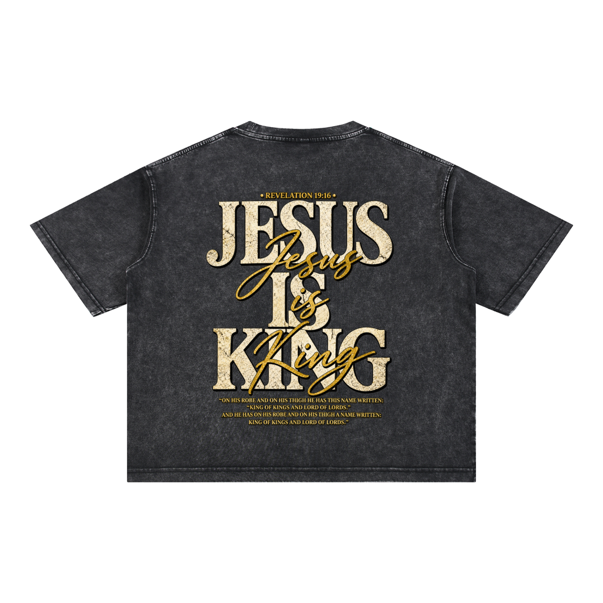 Jesus Is King Premium Graphic Tee