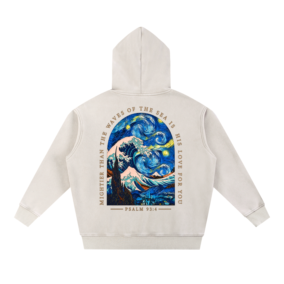 Snow Wash Fleece Oversize Hoodie