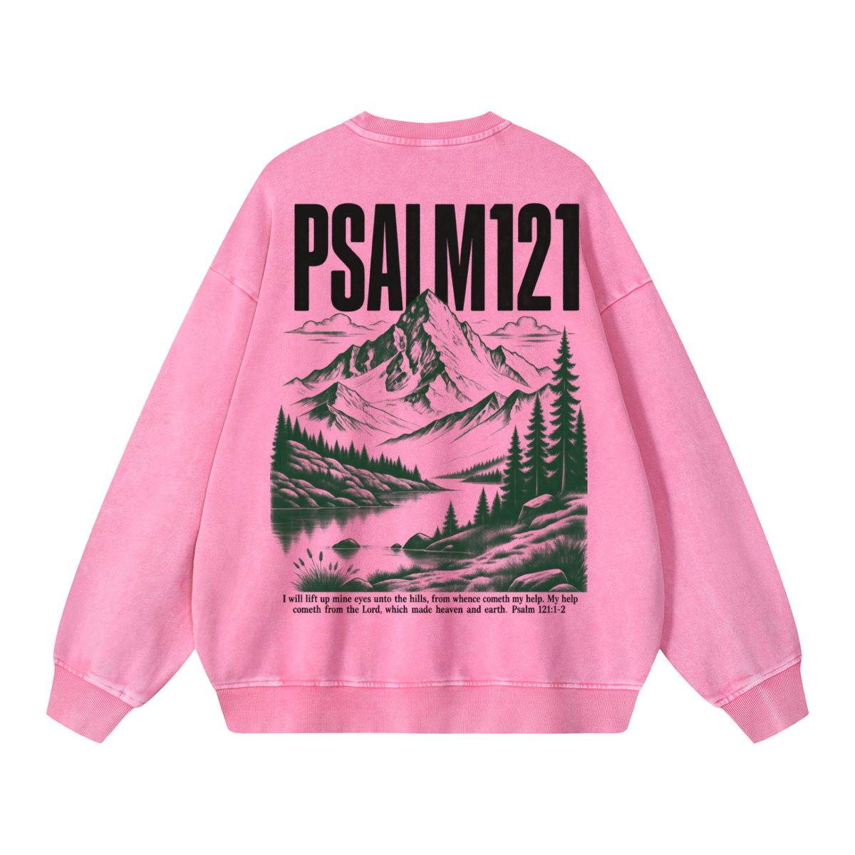 Snow Washed Oversized Sweatshirt